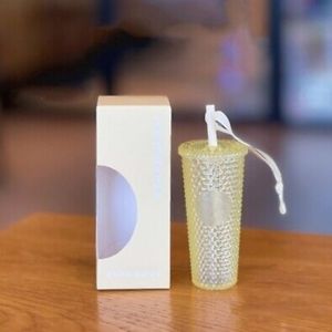 Starbucks 2022 Yellow Keychain Ornament 💛